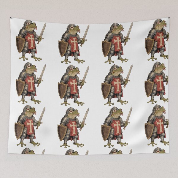 Item preview, Medieval Frog Knight Armor Sword Shield designed and sold by NOVASTOCK117.