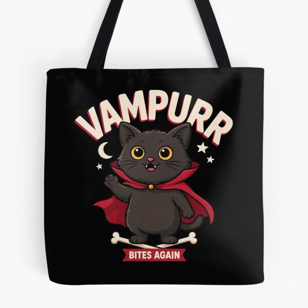 Item preview, Vampurr Bites Again Funny Cat designed and sold by Millsoft.