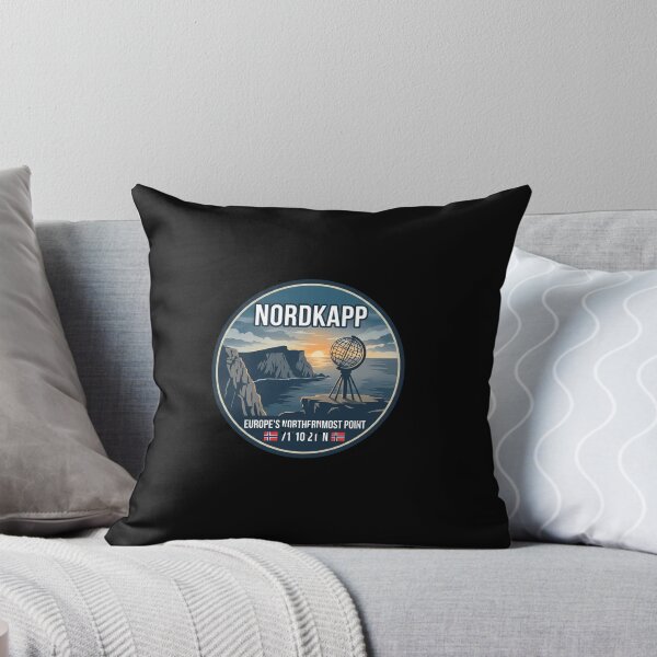 Item preview, Nordkapp Norway Sticker designed and sold by TulipaGraphics.