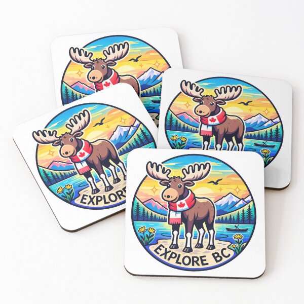 Item preview, Moose Explore BC designed and sold by erimedle.