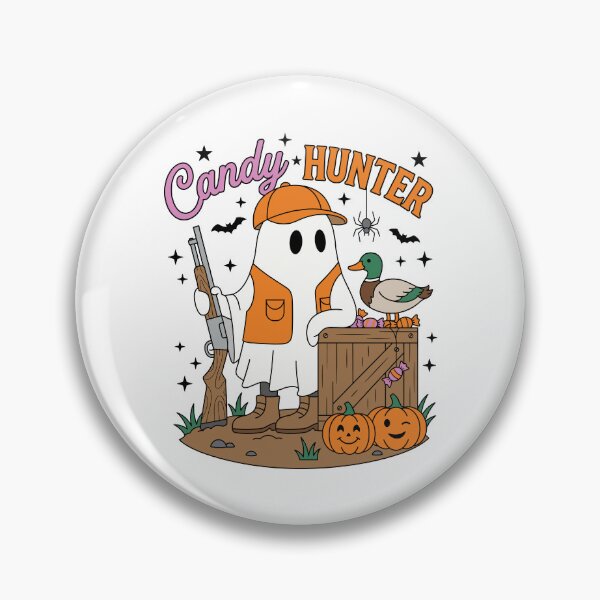 Item preview, Candy Hunter Duck Hunting Ghost Halloween designed and sold by KroghDs.