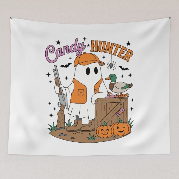 Item preview, Candy Hunter Duck Hunting Ghost Halloween designed and sold by KroghDs.