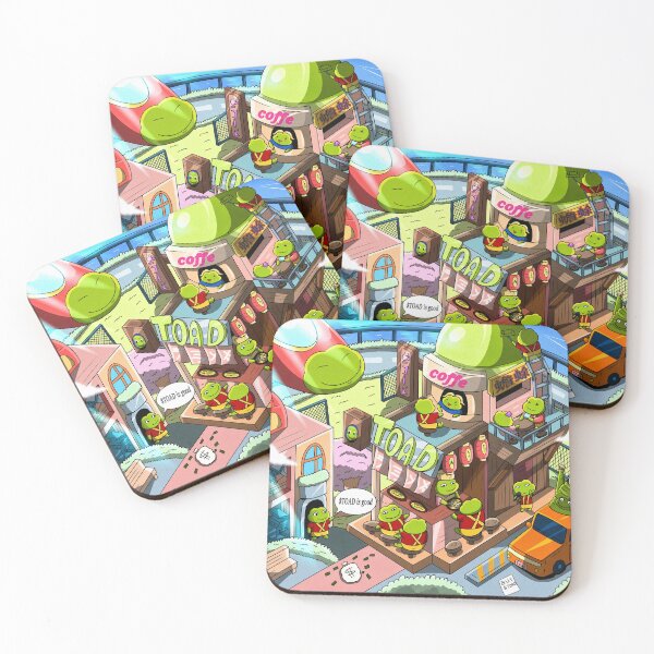 Item preview, Futuristic Toad Town designed and sold by Antonaccio.