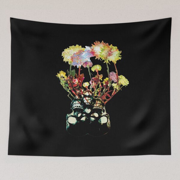 Item preview, Floral Skull designed and sold by JenDGraphicDesign.