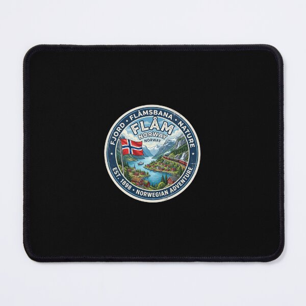 Item preview, Flåm Norway Sticker designed and sold by TulipaGraphics.