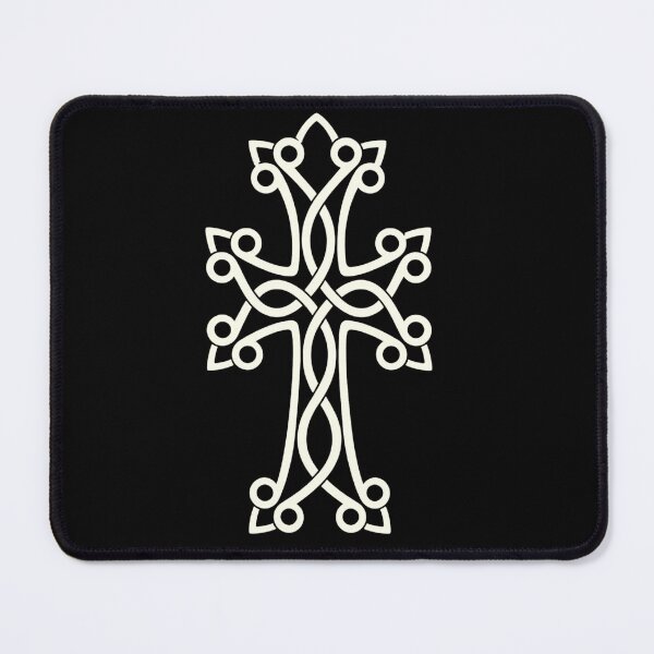 Item preview, Armenian Cross Interlaced Knot – Khachkar Inspired Christian Symbol Design designed and sold by Fradikal.