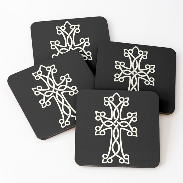 Item preview, Armenian Cross Interlaced Knot – Khachkar Inspired Christian Symbol Design designed and sold by Fradikal.