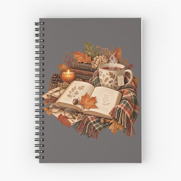 Item preview, Cozy Autumn Reading Vintage Book Illustration designed and sold by Golden Era Studio.