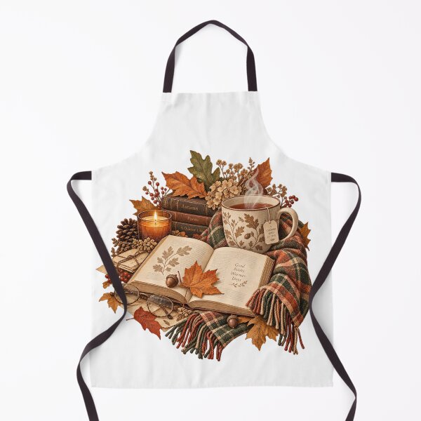 Item preview, Cozy Autumn Reading Vintage Book Illustration designed and sold by Golden Era Studio.
