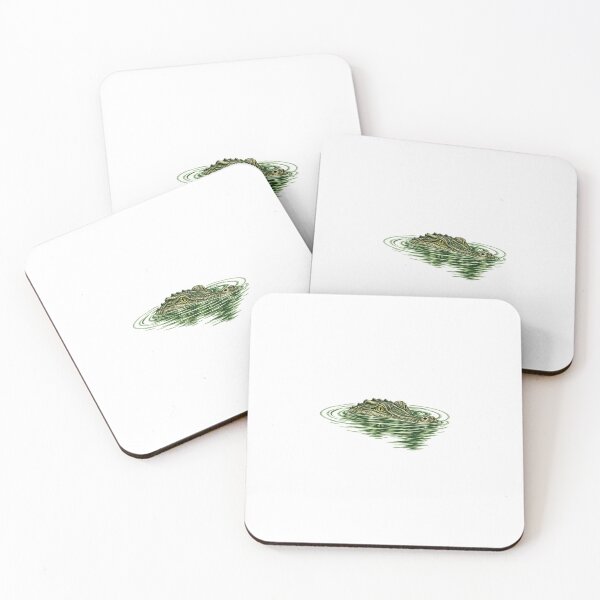 Item preview, Crocodile in Water – Vintage Reptile Illustration designed and sold by Kristina Gale.