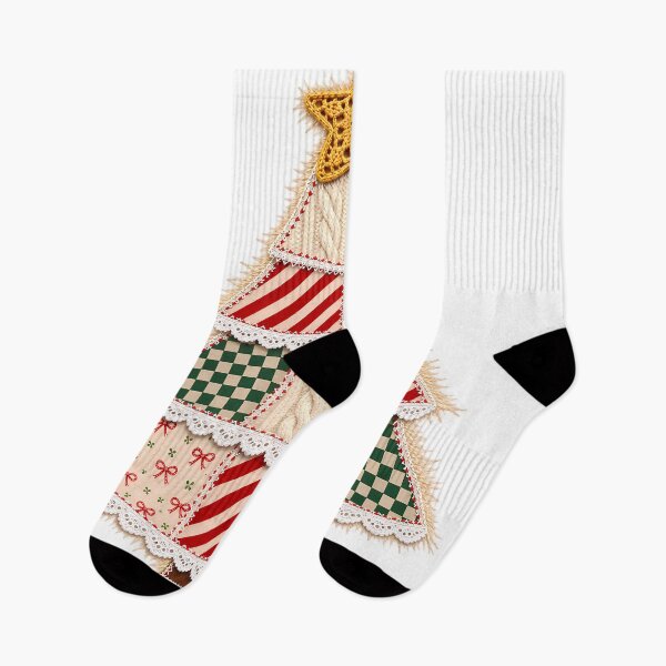 Item preview, Patchwork Christmas Tree Vintage Farmhouse Design designed and sold by Vireltoo.