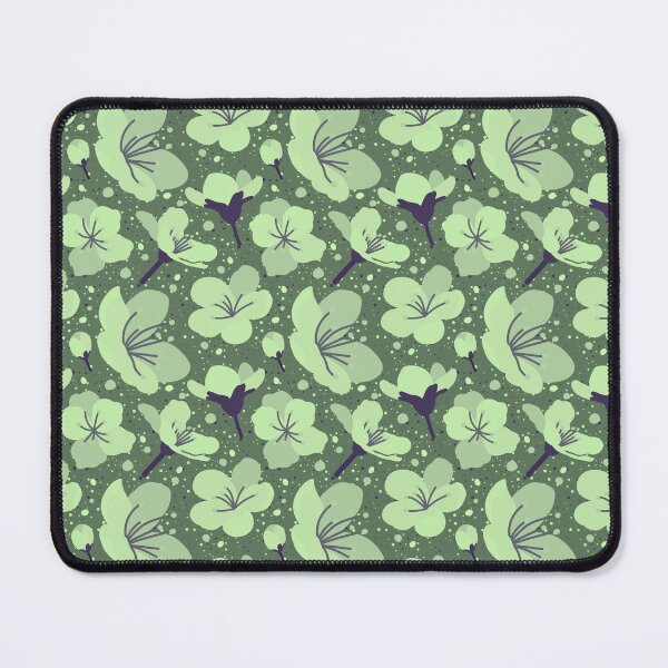 Item preview, Cute Blue Green Flowers and Dots Pattern  designed and sold by TackyTime.