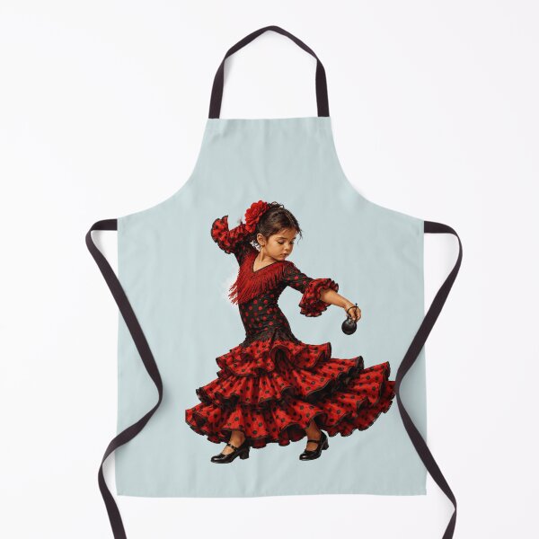 Item preview, Chica flamenca bailando con castañuelas designed and sold by CzipipitoStudio.