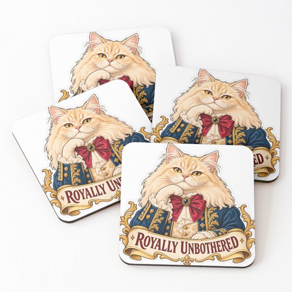 Item preview, Royally Unbothered – Regal Aristocrat Cat designed and sold by ChicClicker.