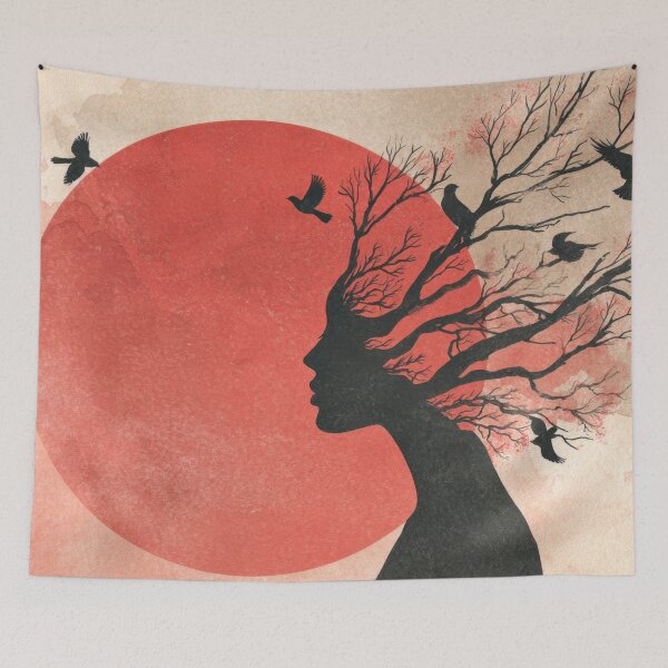 Item preview, Nature blending with human form designed and sold by anytka.