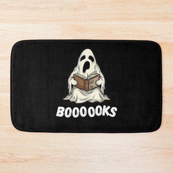 Item preview, Booooooks Spooky Halloween Ghost Reading Bookworm designed and sold by Jacob Zubek.