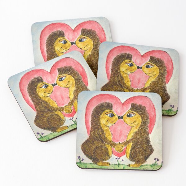 Item preview, hedgehog love designed and sold by skribistof.