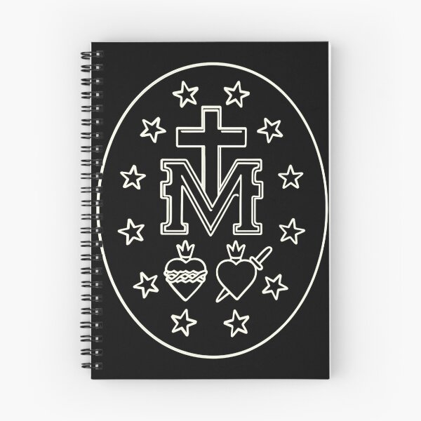 Item preview, Miraculous Medal Mary Monogram – Catholic Marian Symbol Design designed and sold by Fradikal.