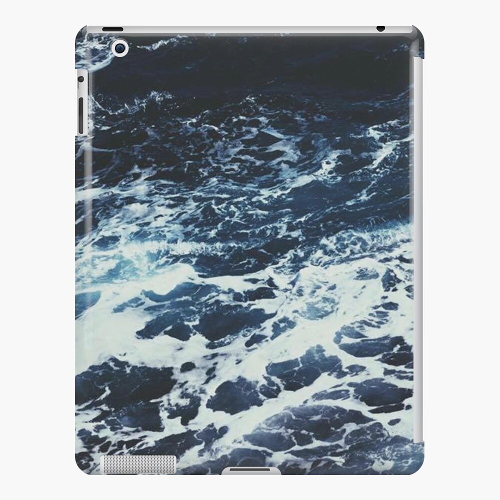 Dark Stormy Ocean Pattern iPad Case & Skin