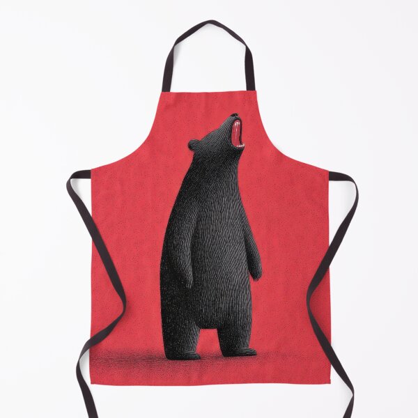 Item preview, Funny bear on red bg designed and sold by anytka.