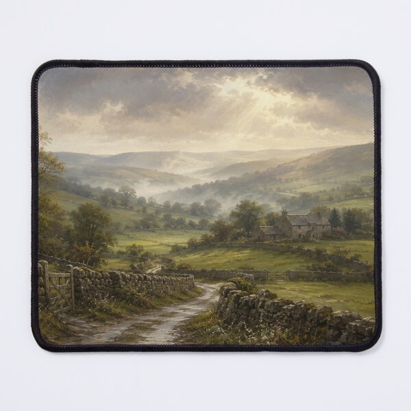 Item preview, English Countryside Cottage – Pastoral Landscape Art designed and sold by GSizzle1.