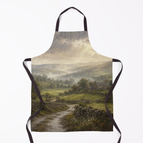 Item preview, English Countryside Cottage – Pastoral Landscape Art designed and sold by GSizzle1.