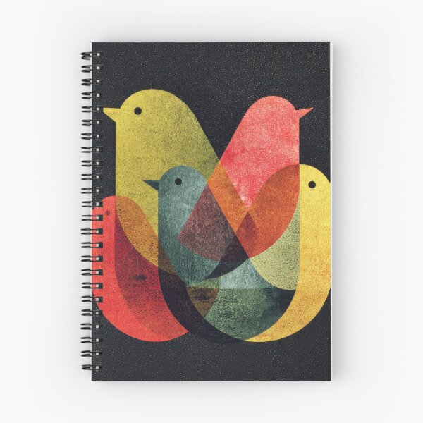 Item preview, Vibrant birds on dark bg designed and sold by anytka.