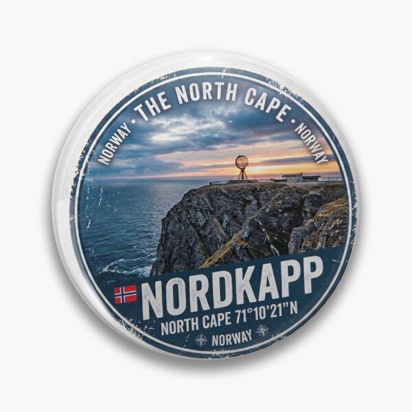 Item preview, Nordkapp Norway Sticker designed and sold by TulipaGraphics.