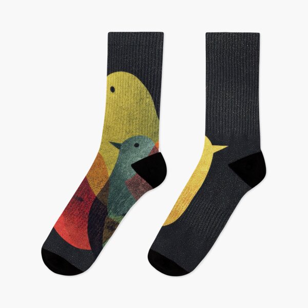 Item preview, Vibrant birds on dark bg designed and sold by anytka.