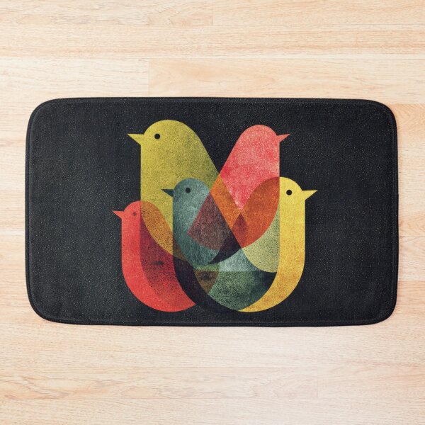 Item preview, Vibrant birds on dark bg designed and sold by anytka.