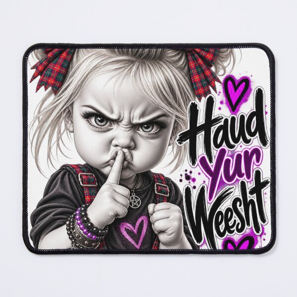 Item preview, aud Yur Weesht – Wee Scottish Attitude | Funny Glesga Design designed and sold by Thistleinkart.