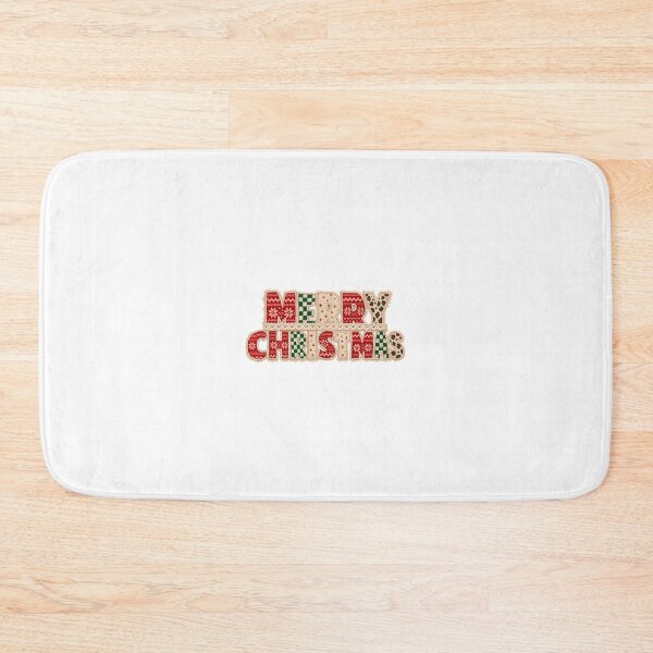 Item preview, Merry Christmas Patchwork Lettering Design designed and sold by Vireltoo.