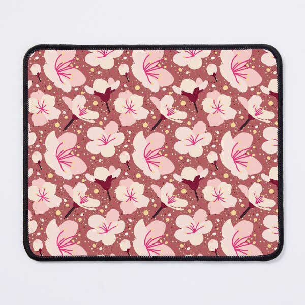 Item preview, Cute Pink Peach Flowers and Dots Pattern  designed and sold by TackyTime.