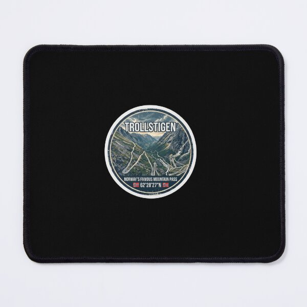 Item preview, Trollstigen Norway Sticker designed and sold by TulipaGraphics.