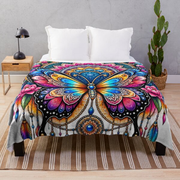 Item preview, Boho floral mandala designed and sold by urbanshop7.