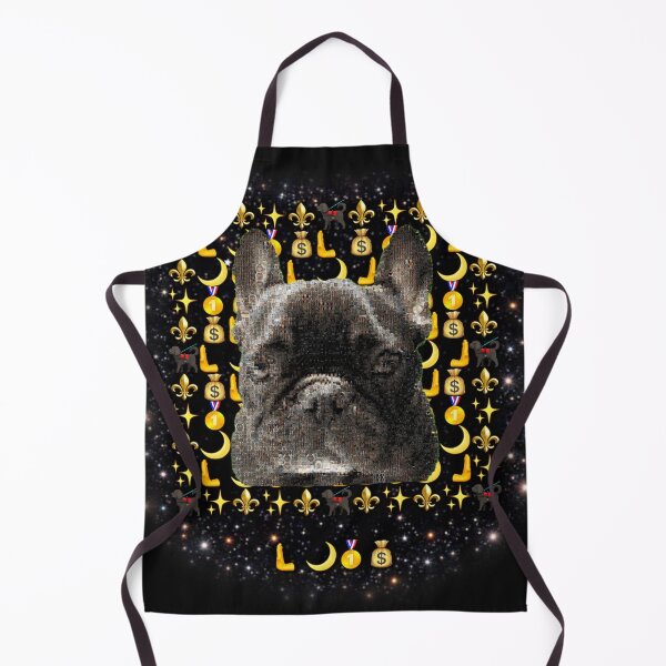 Item preview, Black French Bulldog Galaxy Emoji Mosaic – Cosmic Dog Lover Collage Art designed and sold by Emoji Emblems.