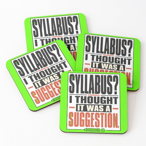 Item preview, Syllabus Is Apparently Just a Suggestion designed and sold by Fun2Fentastic.