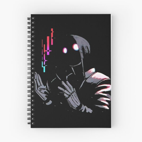 Item preview, Dark Sci-Fi Cyborg with Glowing Neon Eyes designed and sold by Munib302.