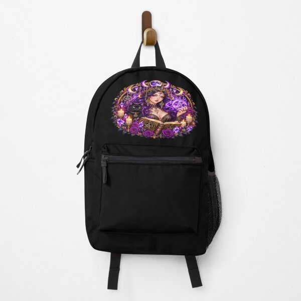 Item preview, Occult Goddess – Mystical Magic and Purple Roses designed and sold by TroviTutto.
