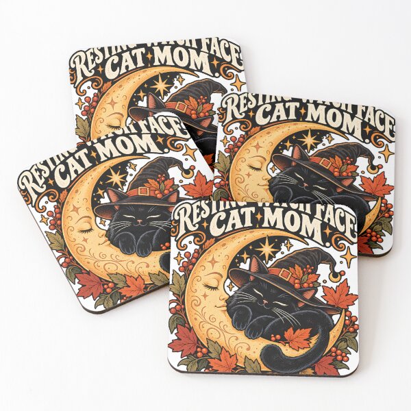 Item preview, RESTING WITCH FACE CAT MOM - Resting Witch Face designed and sold by Retro Rascals Co..