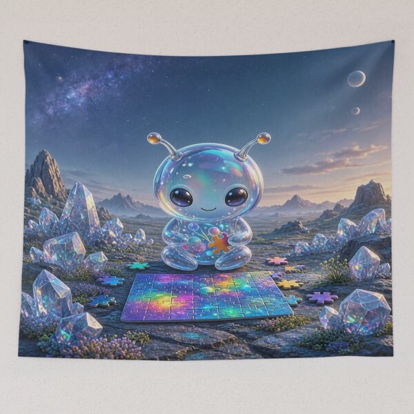 Item preview, The Rainbow Jigsaw Puzzle in Crystal Valley  designed and sold by Breezes-of-Ida.