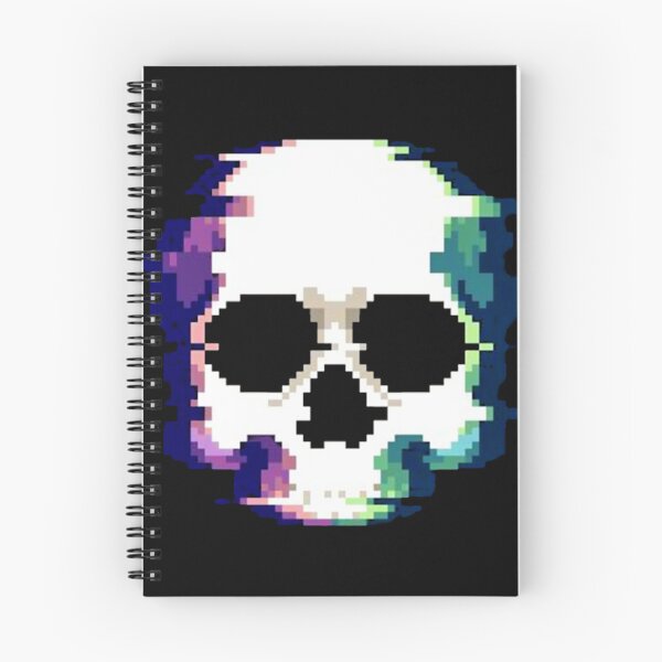 Item preview, Retro 8-Bit Pixel Art Glitch Skull Design designed and sold by Munib302.