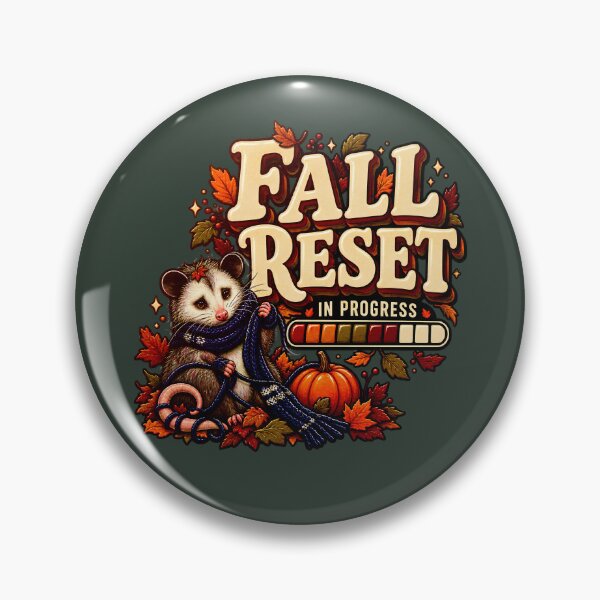 Item preview, Cute Opossum Fall Reset Progress designed and sold by TrinovaCreates.