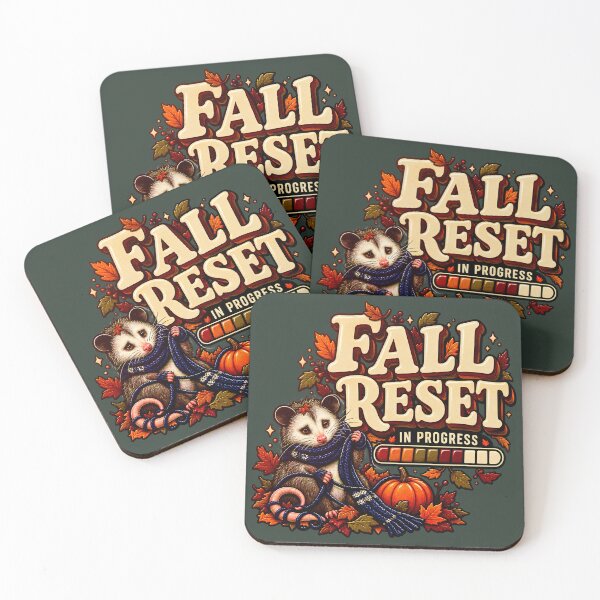 Item preview, Cute Opossum Fall Reset Progress designed and sold by TrinovaCreates.