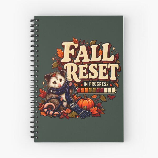 Item preview, Cute Opossum Fall Reset Progress designed and sold by TrinovaCreates.