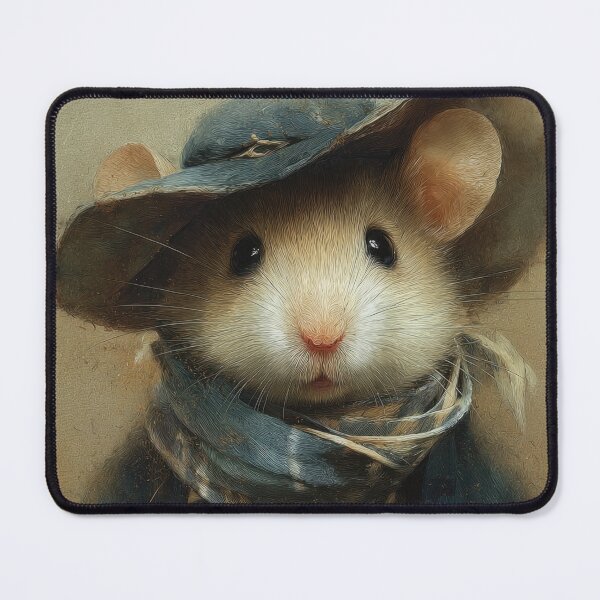 Item preview, Mouse wears a hat and scarf designed and sold by anytka.