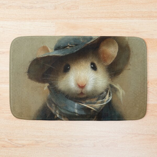 Item preview, Mouse wears a hat and scarf designed and sold by anytka.