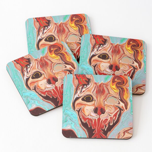Item preview, Abstract fluid art horror demon creature illustration designed and sold by Lukyanovart.