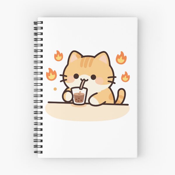 Item preview, Boba Cat designed and sold by Catloud.