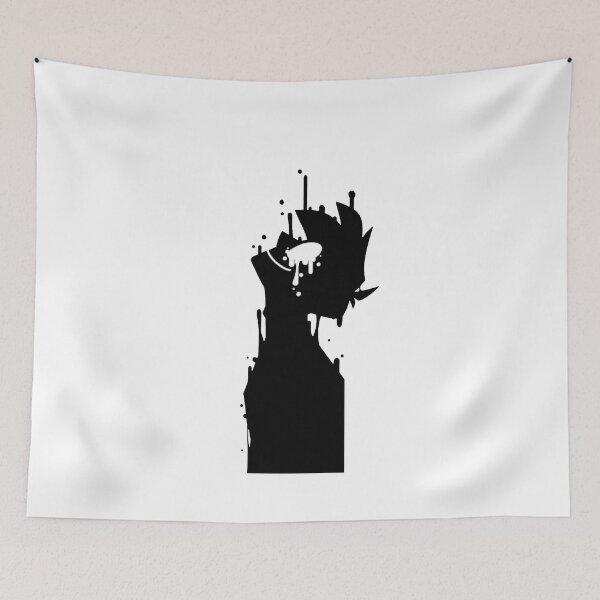 Item preview, Minimalist White Dripping Paint Abstract Art  designed and sold by Munib302.